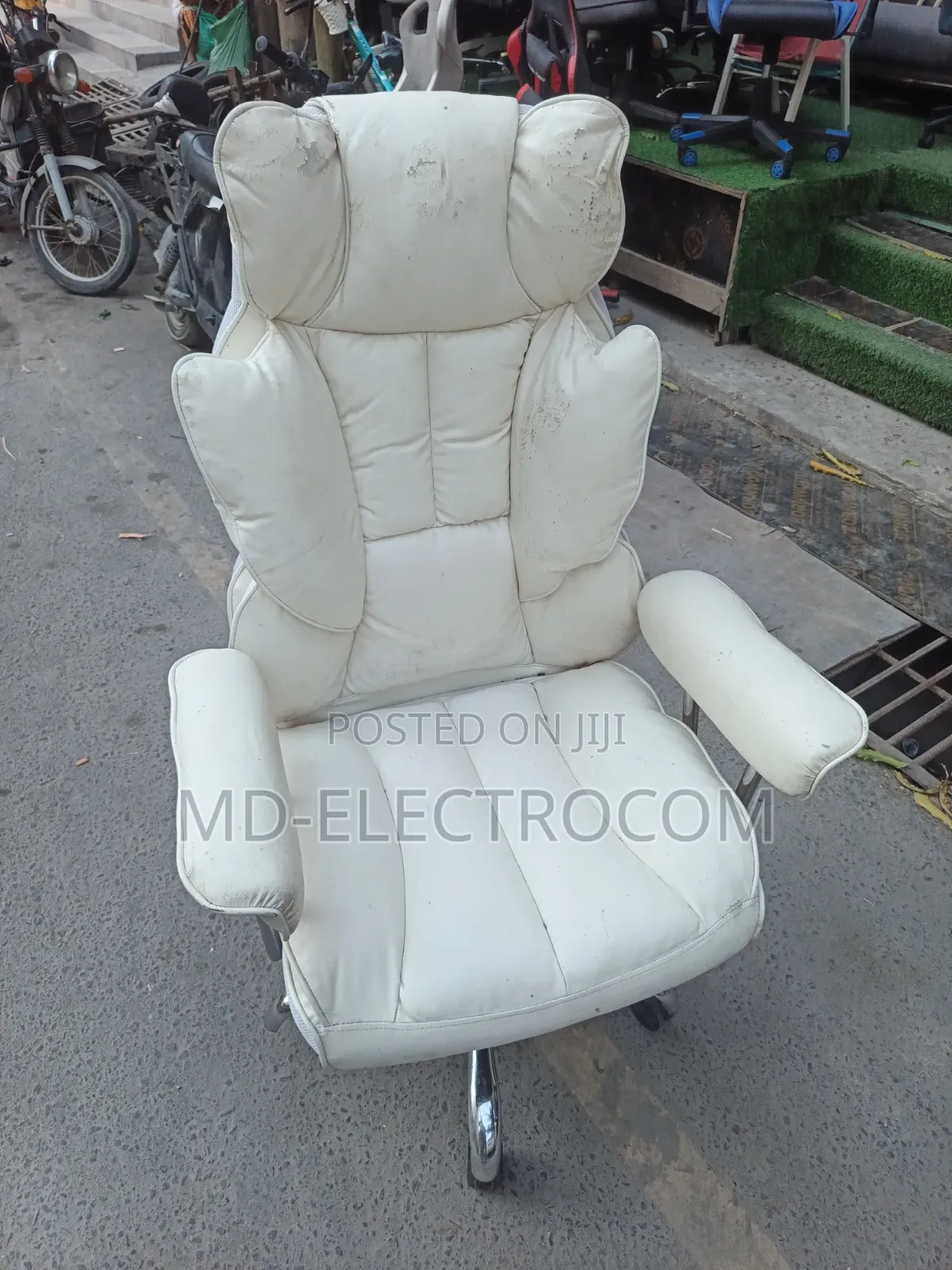 High-Back Executive Leather Chair