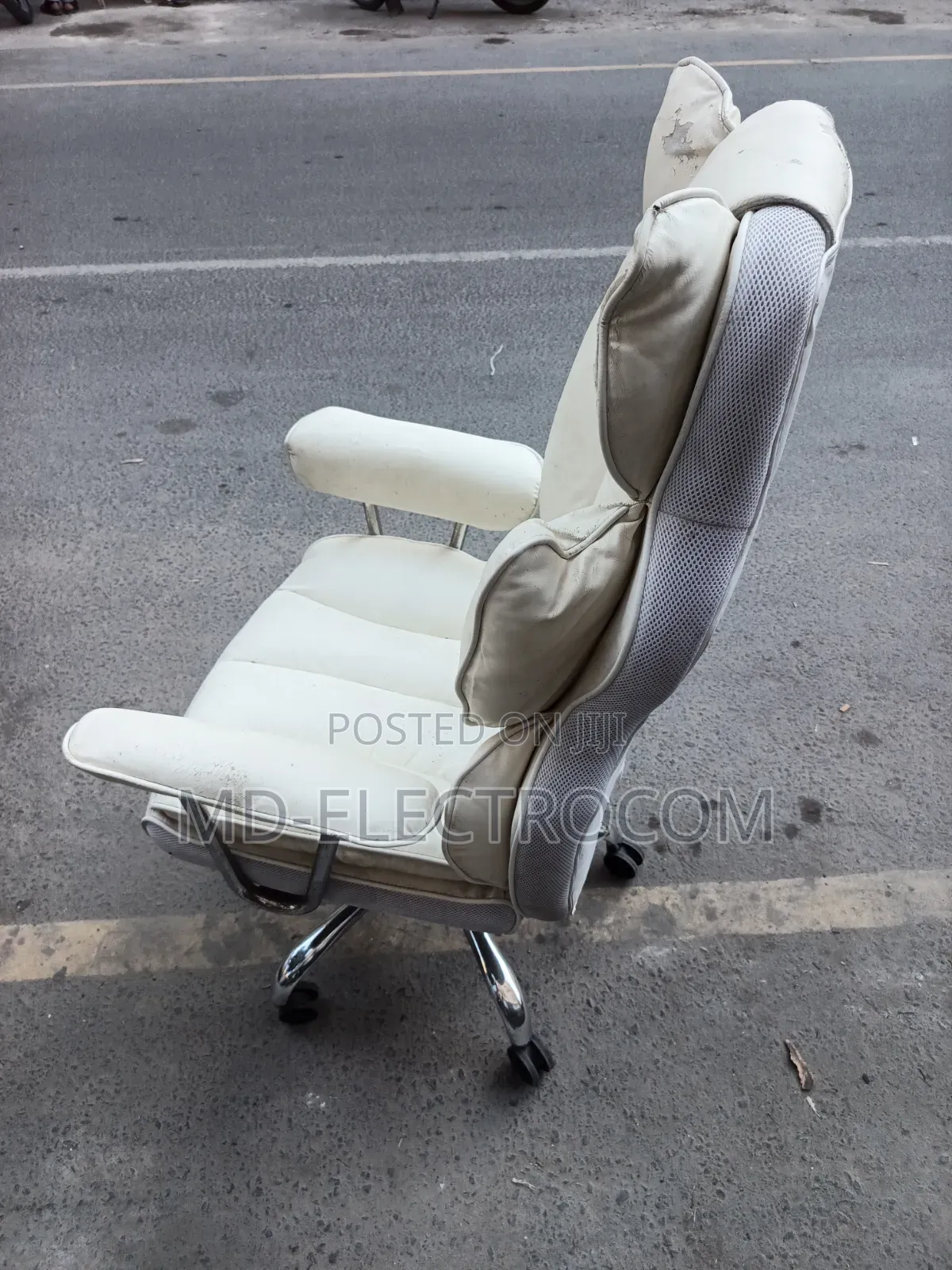 High-Back Executive Leather Chair