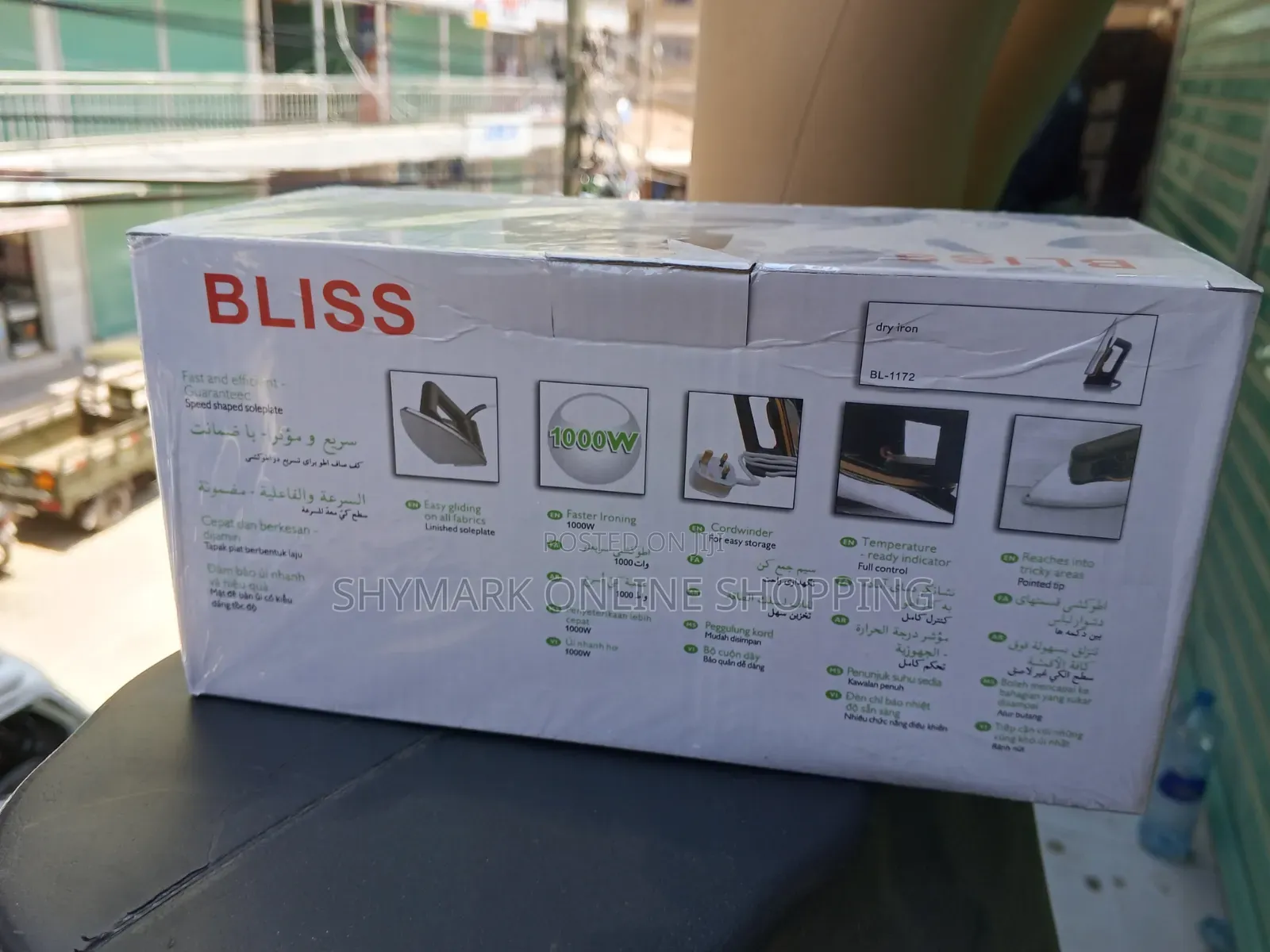 Bliss Dry Iron 1000W BL-1172