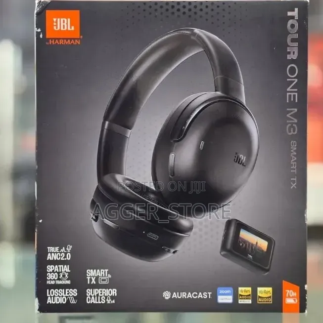 JBL Tour One M3 Smart TX Wireless Over-Ear Noise-Cancelling Headphones