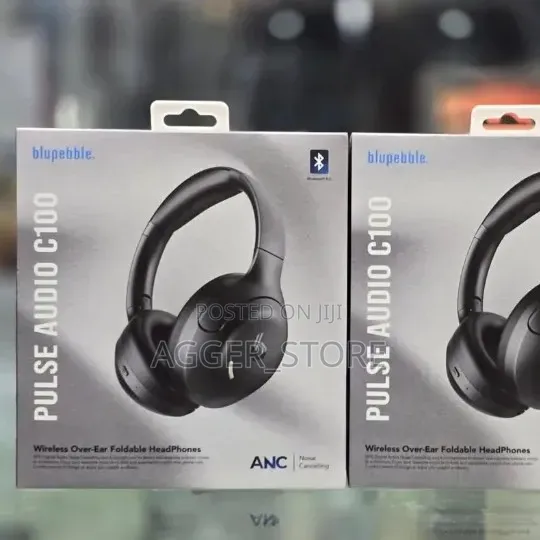 Blupebble Pulse C100 Wireless Over-Ear Foldable Headphones