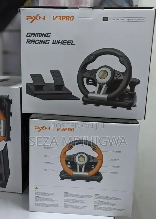 *Pxn V3 170° Racing Wheel* 
Supported Platforms