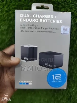 Dual Charger Plus Enduro Batteries Hero11 Black/ Hero10 Black/Hero9
