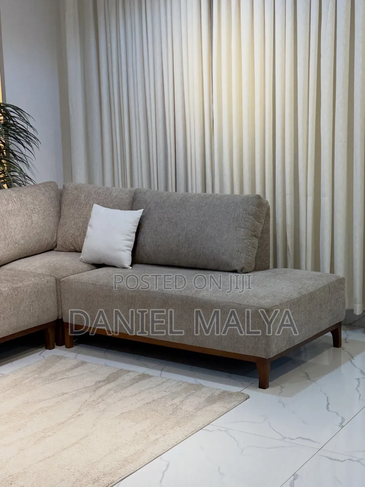 L Shaped Full Spring and Fiber Very Comfort Fahari Ya Sebule Yako