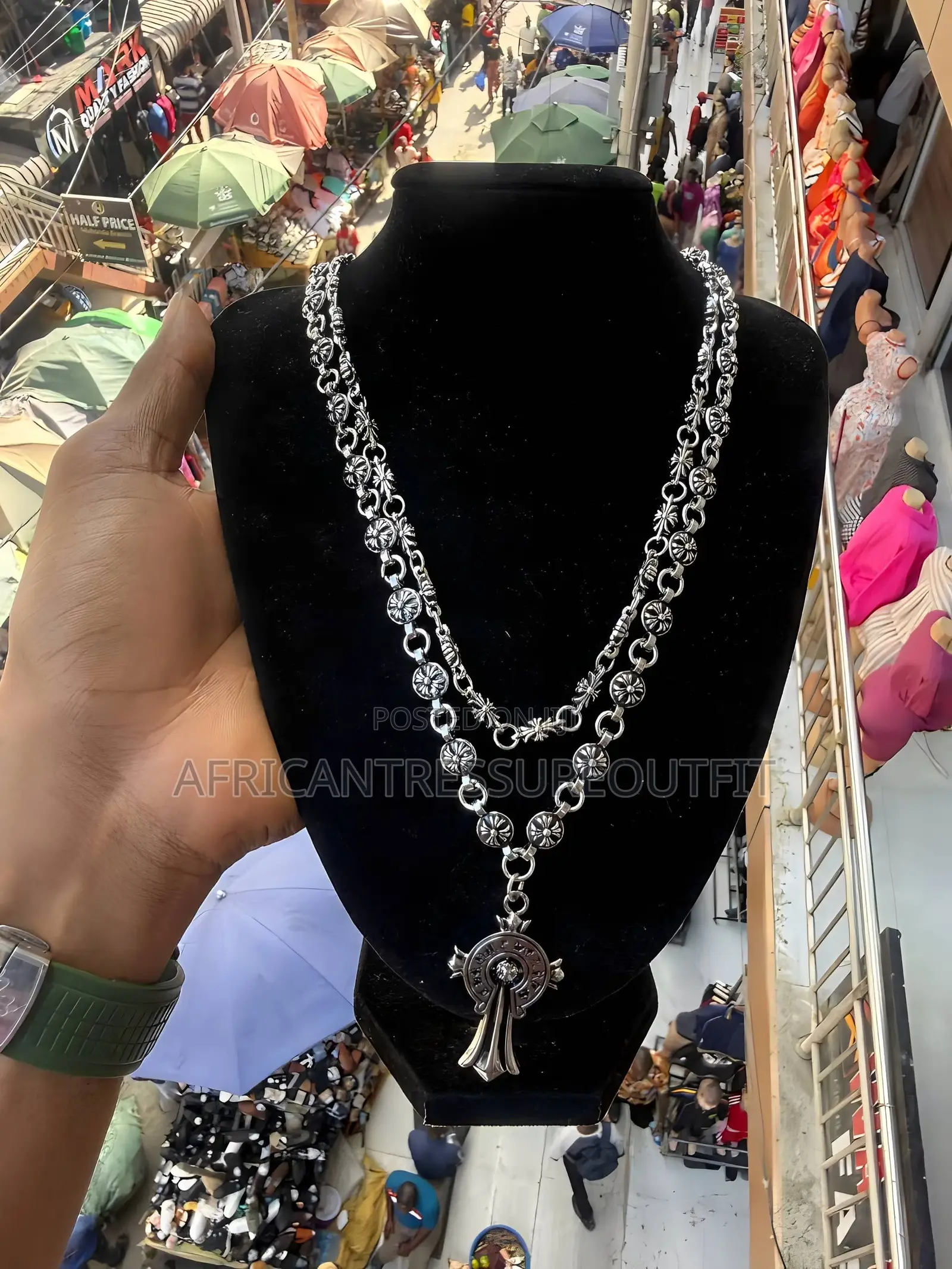 Chrome Heart Necklace Pendant Paired Collection | Buy Now