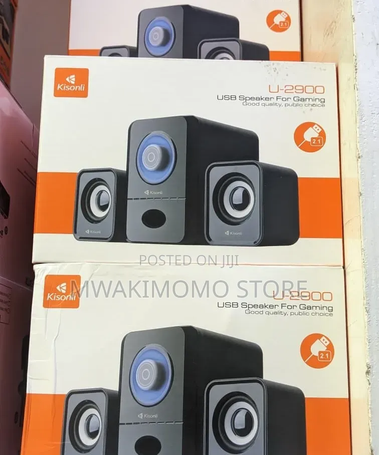 Kisonli U-2900, a 2.1-Channel USB Multimedia Speaker System
