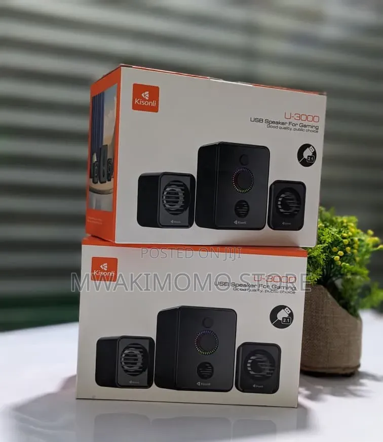 Kisonli U-3000, a 2.1 Channel USB Multimedia Speaker System