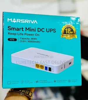Marsriva KP6 Smart Mini DC UPS 18W – Backup Power 10,000mAh