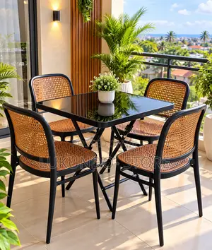 New Set Folding Table With 4 Chairs