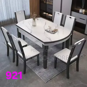 Classic Dining Table With 6 Chairs