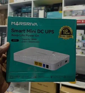 Marsriva KP6 Smart Mini DC UPS 18W – Backup Power 10,000mAh