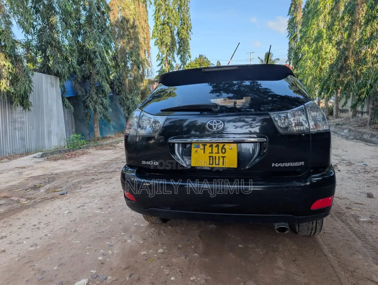 Toyota Harrier 240G 2007 Black