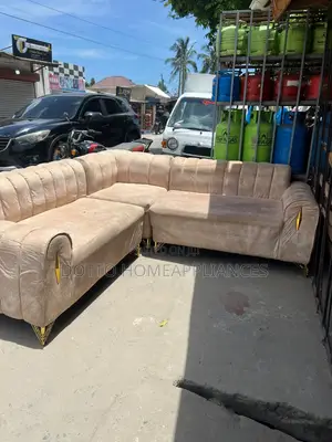 Sofa Used La L Shape Used Rangi Ya Cream