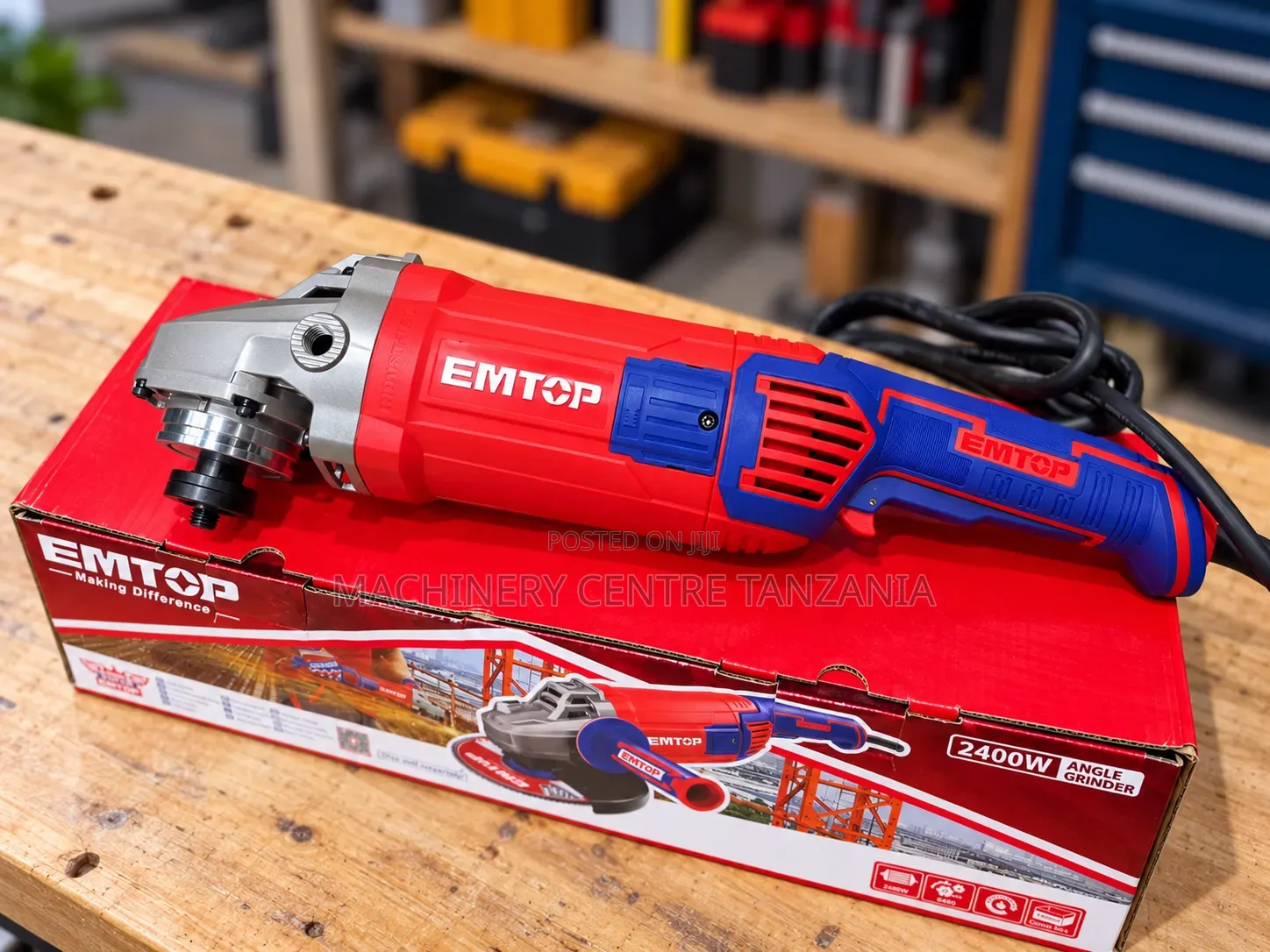 EMTOP Angle Grinder 2400W (9")