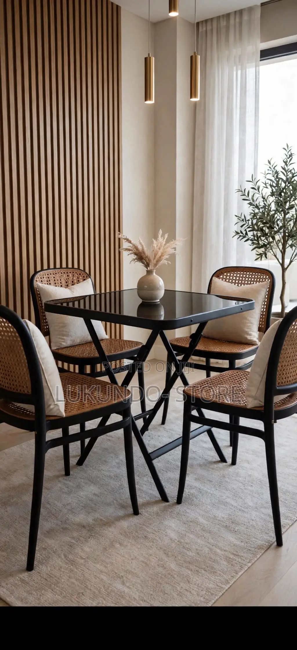 New Set Folding Table With 4 Chairs