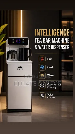 Mimax Intelligent Tea Bar Machine and Water Dispenser With Compressor