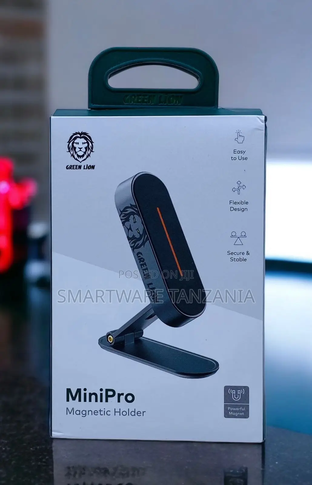 Green Lion MiniPro Magnetic Holder With Adjustable Design, Secure Base