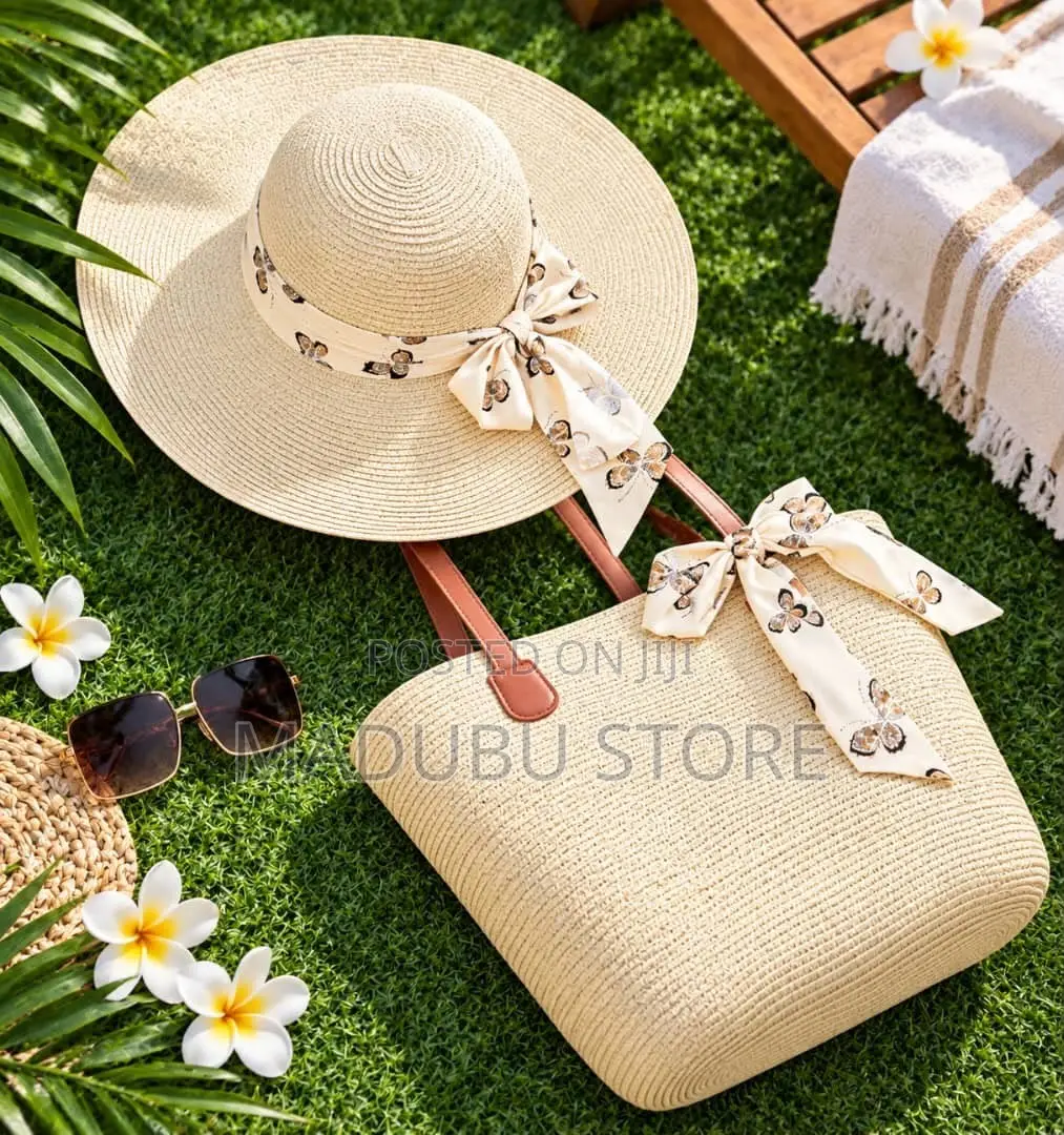 Women Summer Set of Bag and Hat