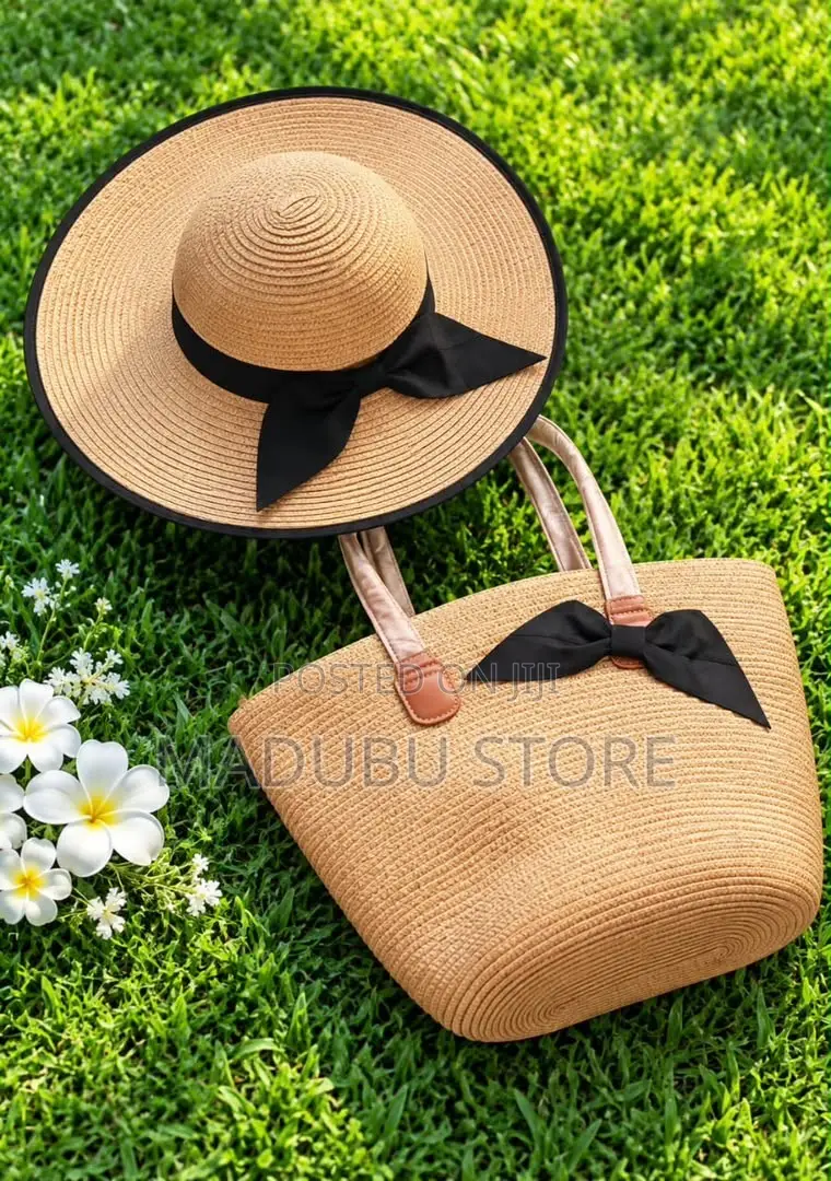 Women Summer Set of Bag and Hat