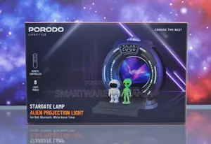 Porodo Stargate Lamp Alien Projection Light With Remote Controller