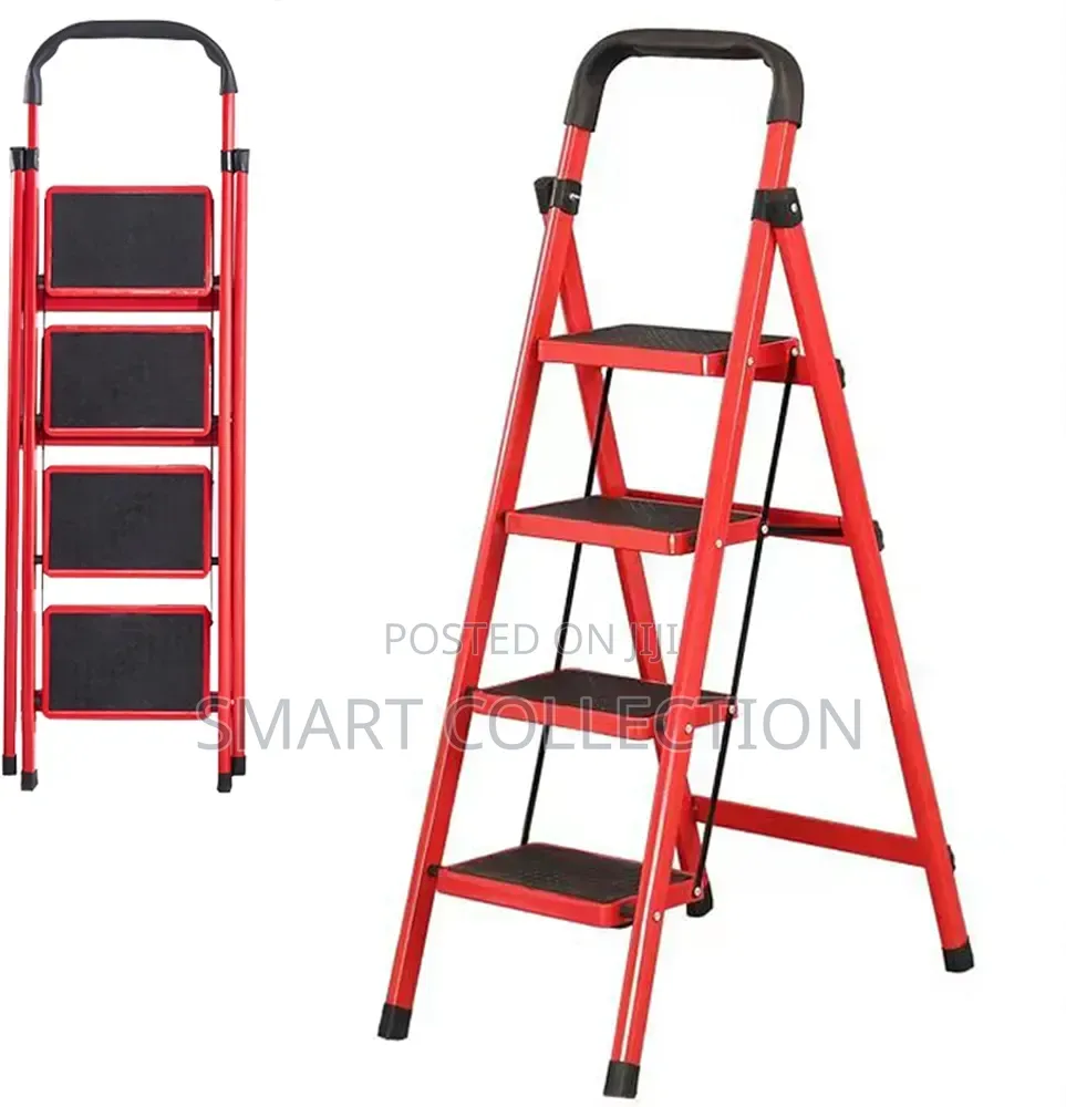 Multifunctional Folding Ladder Non Slip 4 Steps