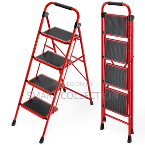 Multifunctional Folding Ladder Non Slip 4 Steps