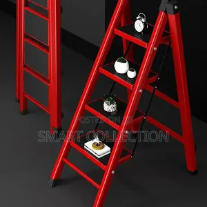 Multifunctional Folding Ladder Non Slip 4 Steps