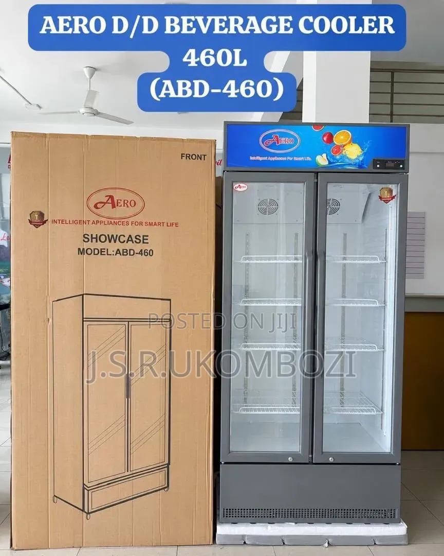 *Aero Double Door Beverage Cooler (Showcase) 560l