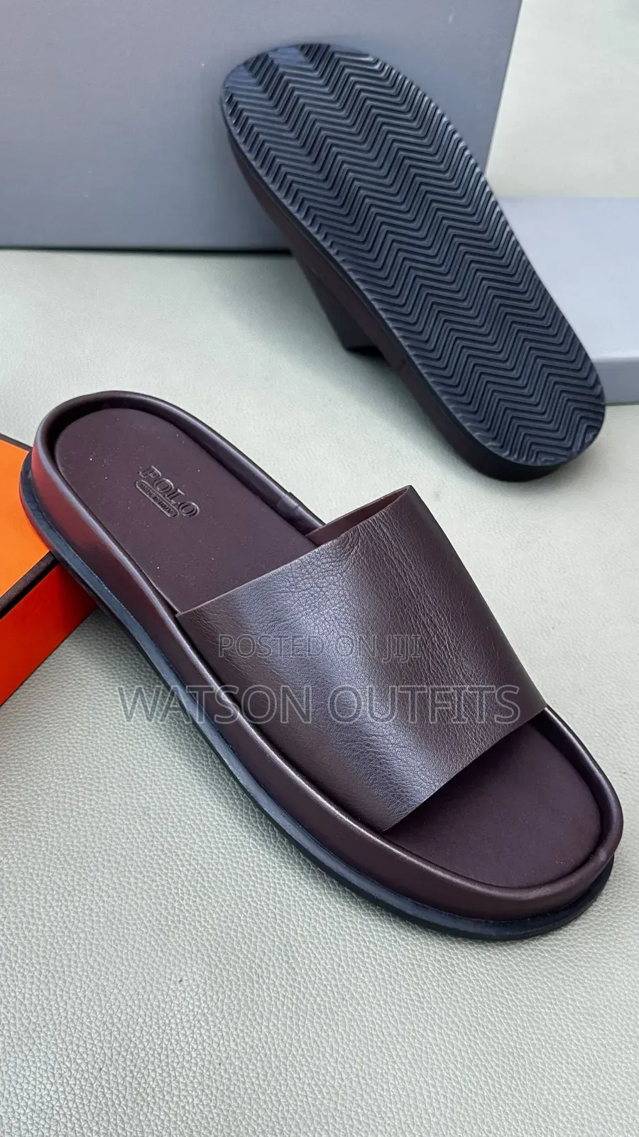 Polo Leather Design Men's Smart Sandals