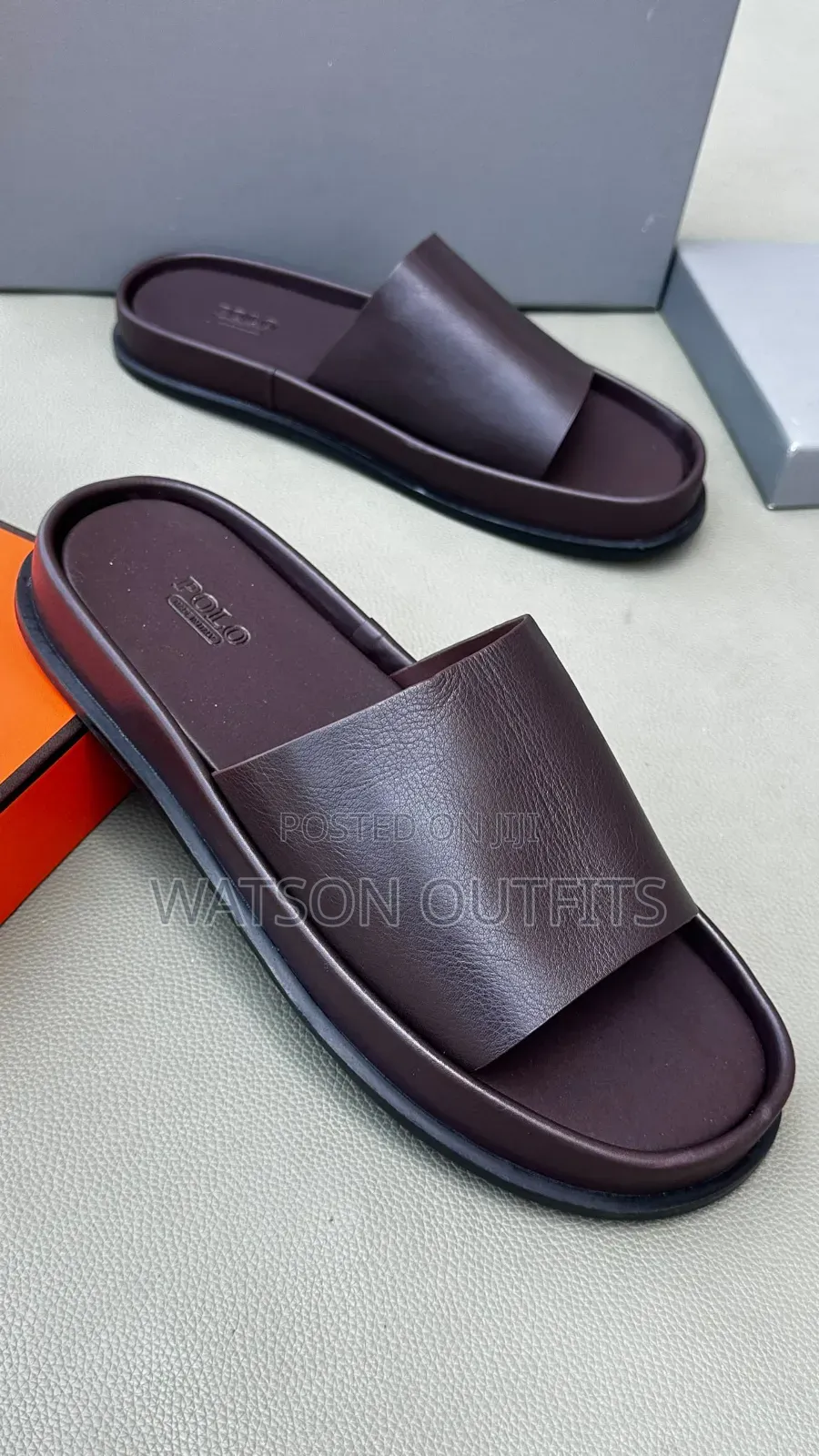 Polo Leather Design Men's Smart Sandals