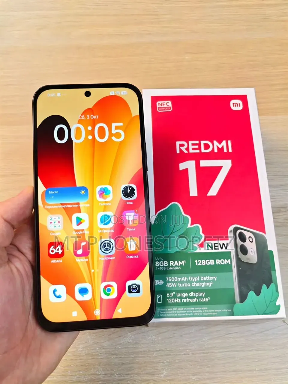 New Xiaomi Redmi 17 128 GB Black