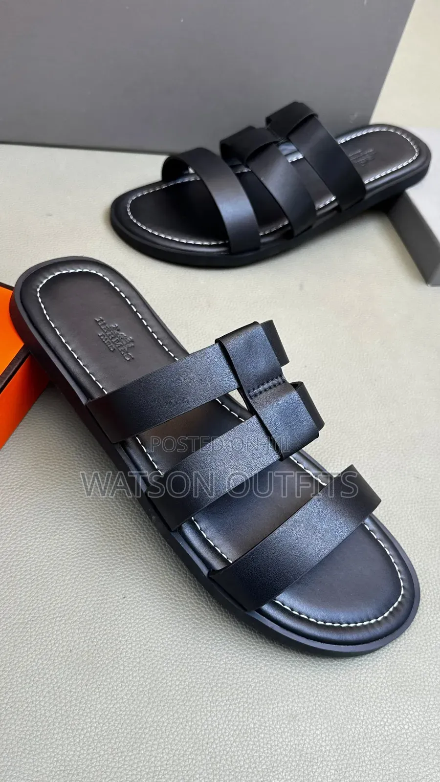 Men's Leather Sandals in Zara Design