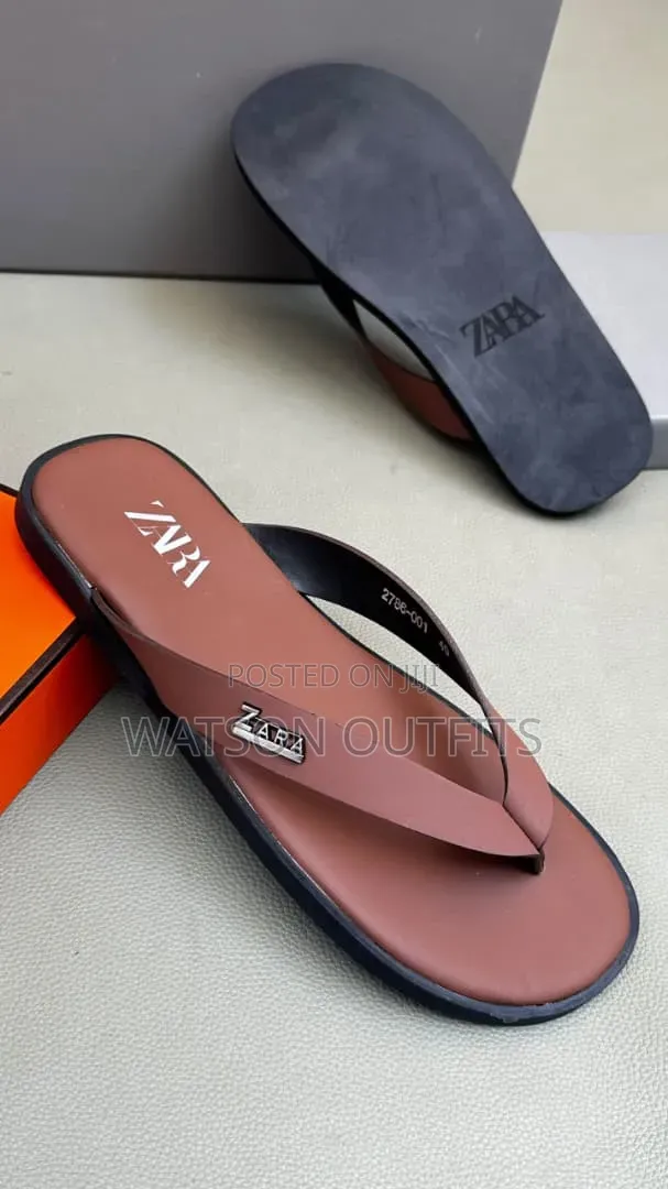 Men's Leather Sandals in Zara Design