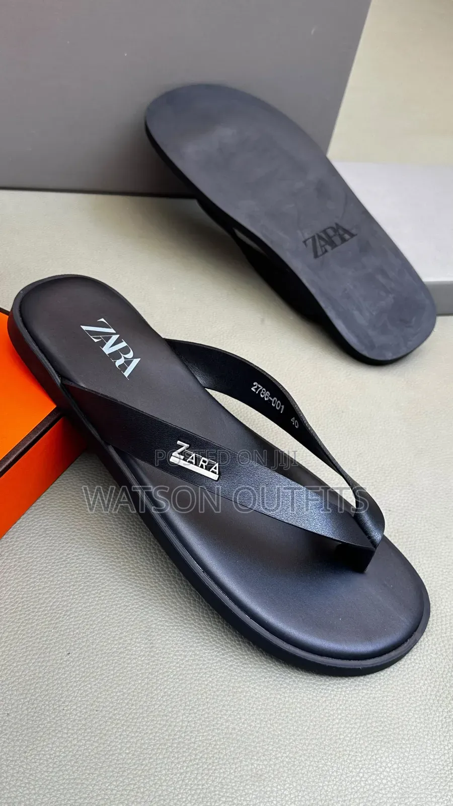 Men's Leather Sandals in Zara Design
