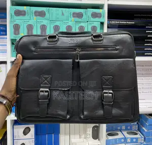 Jeep Handbag Pure Leather (Black)