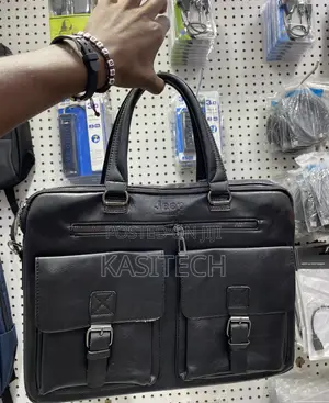 Jeep Handbag Pure Leather (Black)