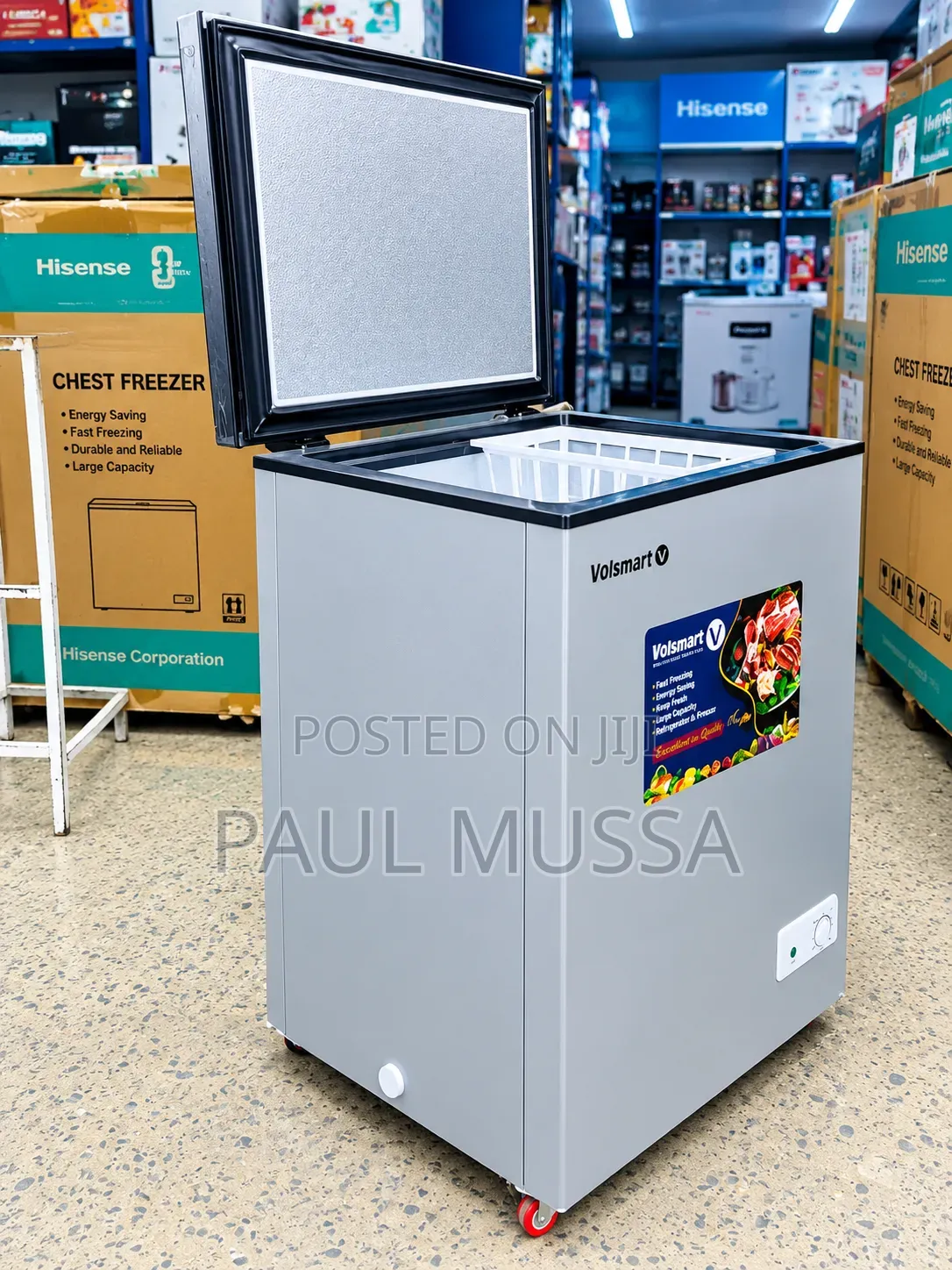 Chest Freezer Volsmart 
Ujazo 100L
1 Year Warranty 