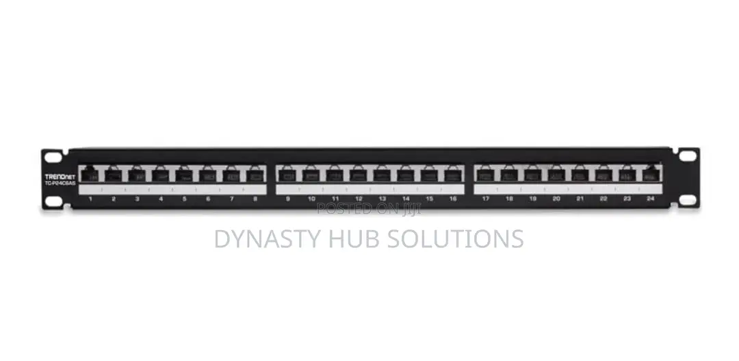 CAT6A 24 Port UTP Patch Panel