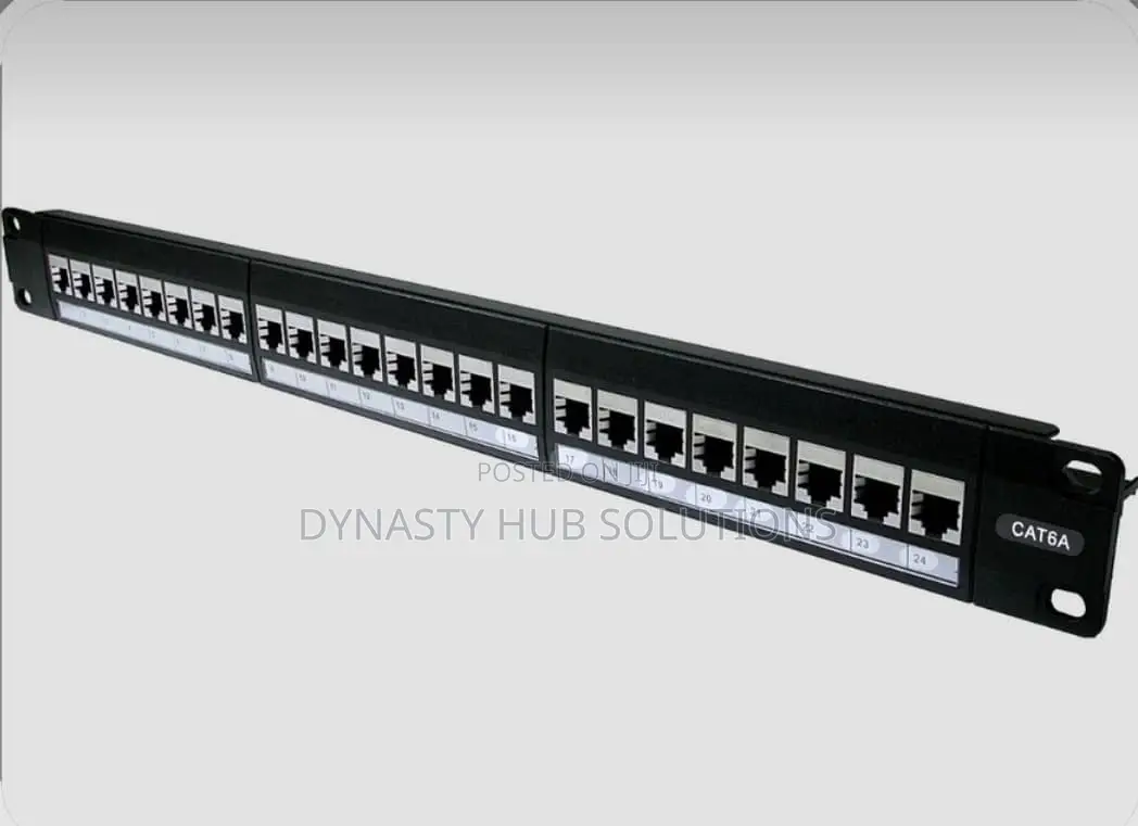 CAT6A 24 Port UTP Patch Panel