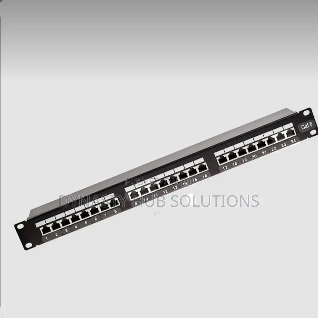 CAT6A 24 Port UTP Patch Panel