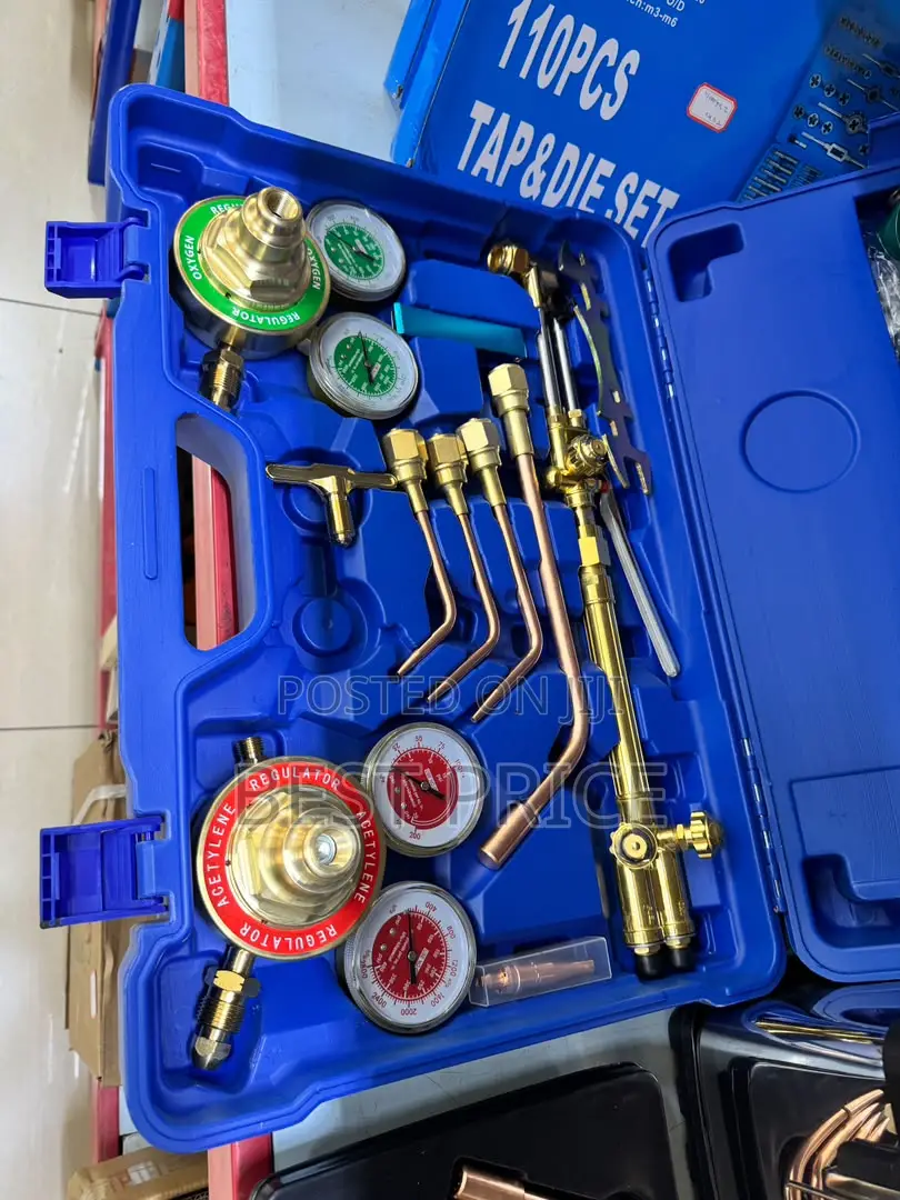 Heavy-Duty Oxygen-Acetylene Gas Welding & Cutting Kit - ZWCK-09-2