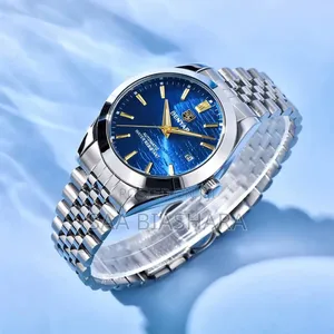 Benyar by 5109 Automatic Watch Stainless Steel Silver and Blue