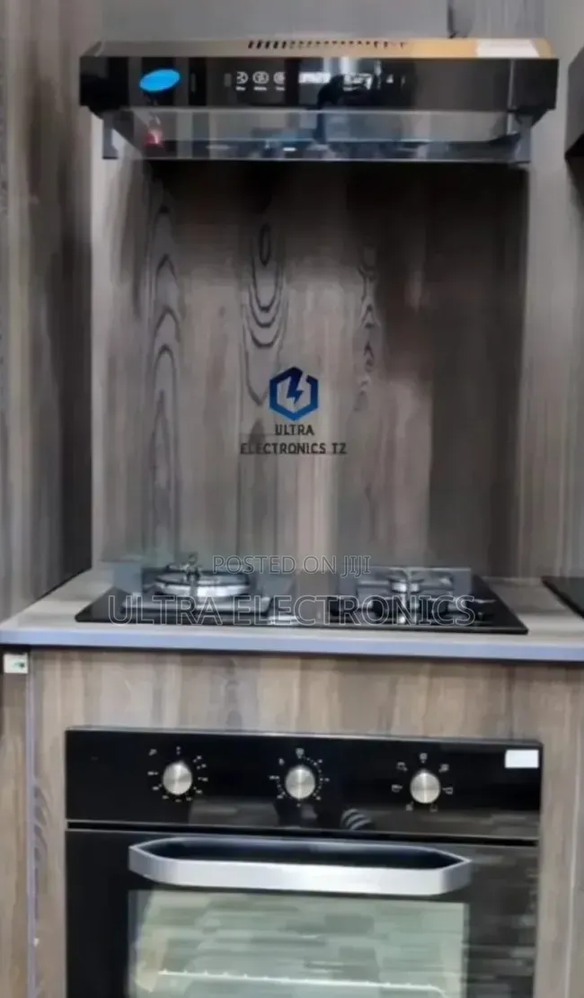 Full Kitchen Package Range Hood, Cooker and Oven With Fan and Light