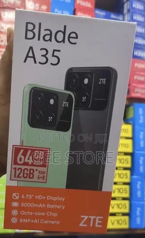 New ZTE A35 12 GB Black