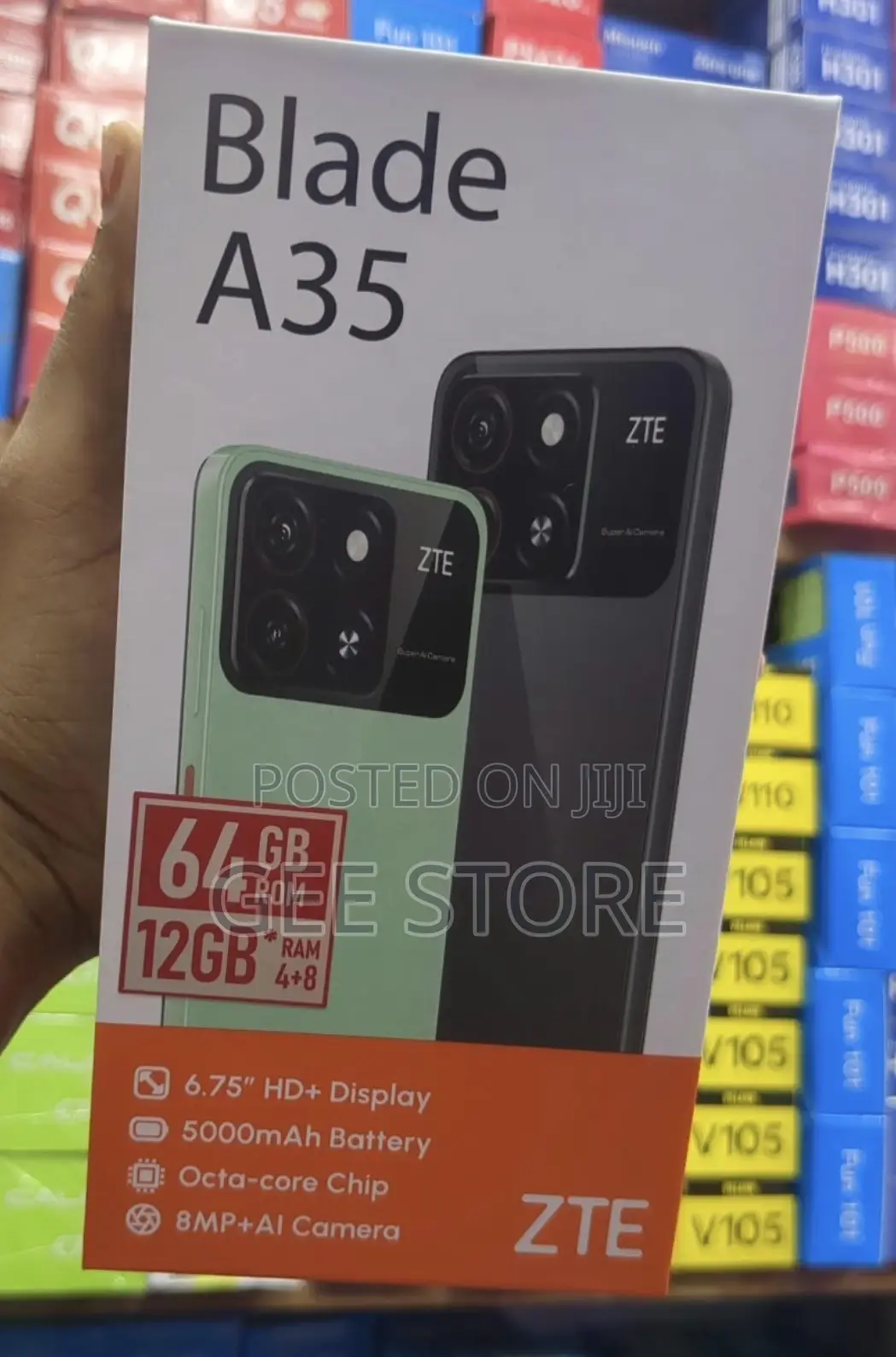 New ZTE A35 12 GB Black