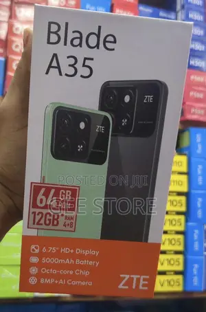 New ZTE A35 12 GB Black