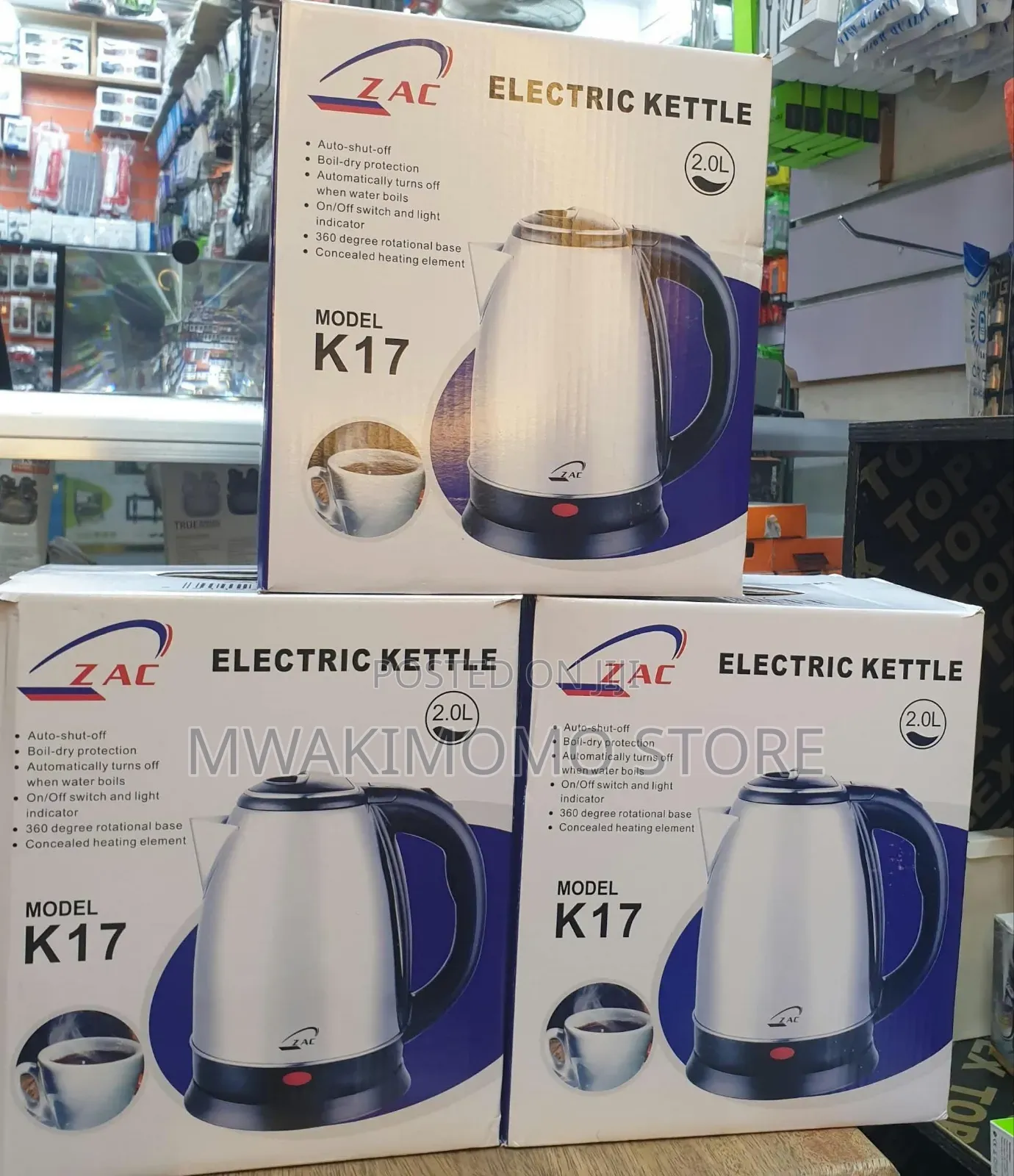 ZAC Electric Kettle (Model K17)