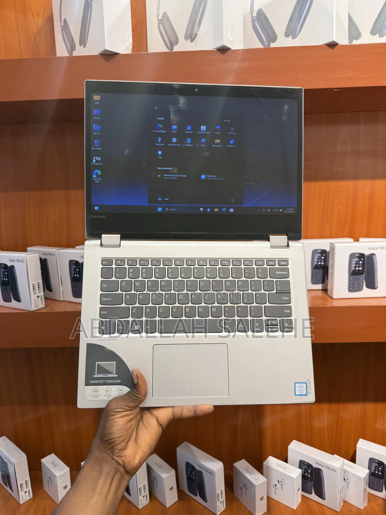 Laptop Lenovo IdeaPad 520 8GB Intel Core i5 SSD 256GB