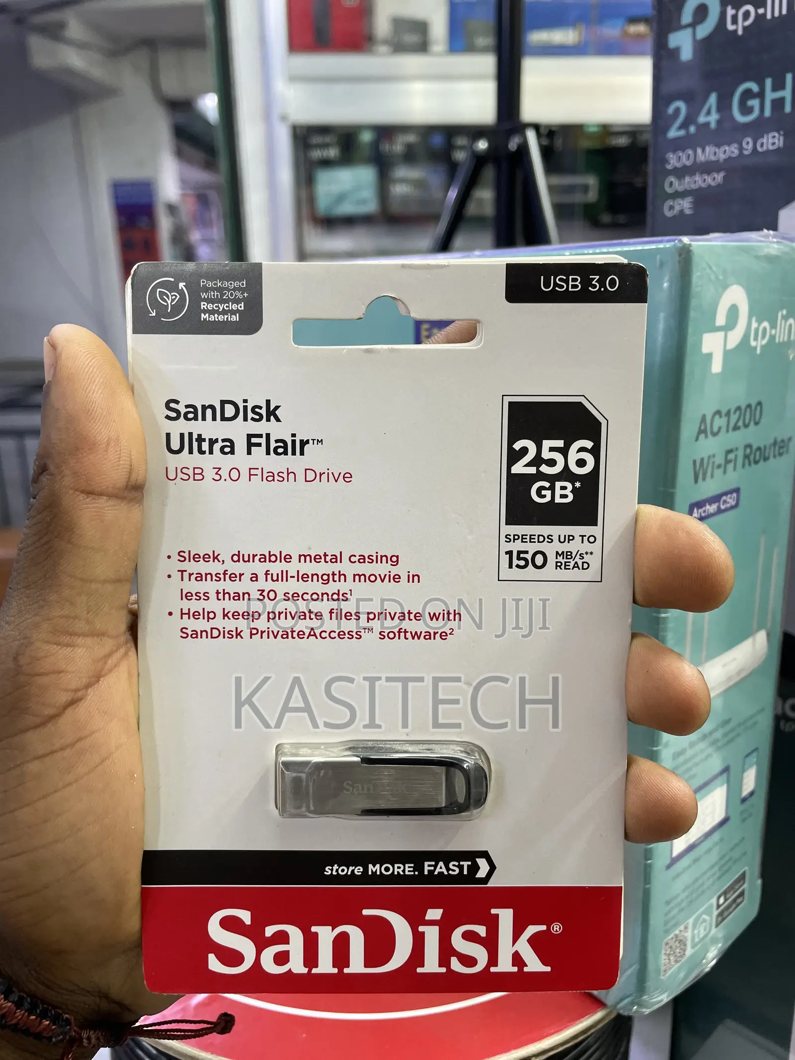 Flash Sandisk 256GB USB 3.0