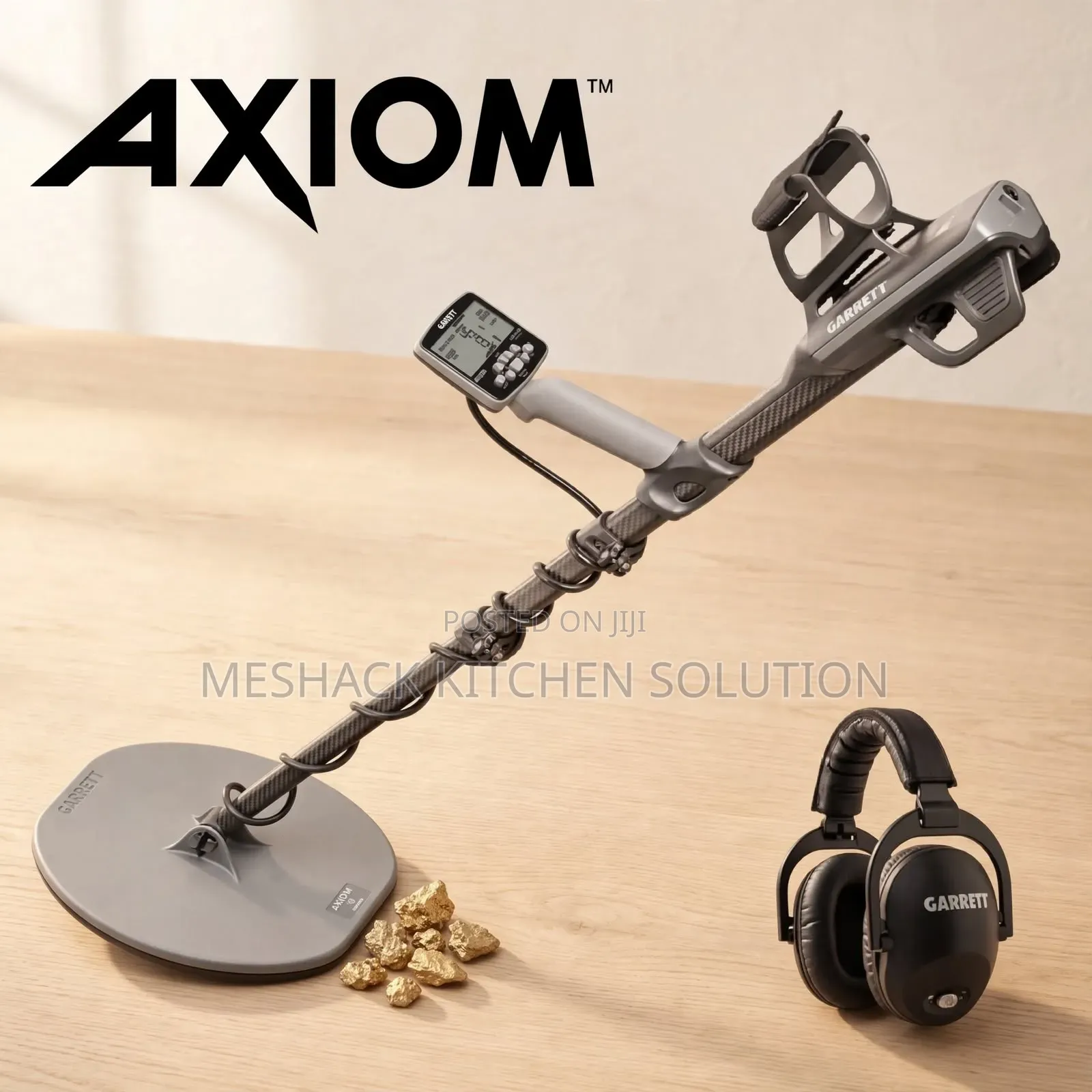Garrett Axiom Pro Gold Metal Detector USA Technology.